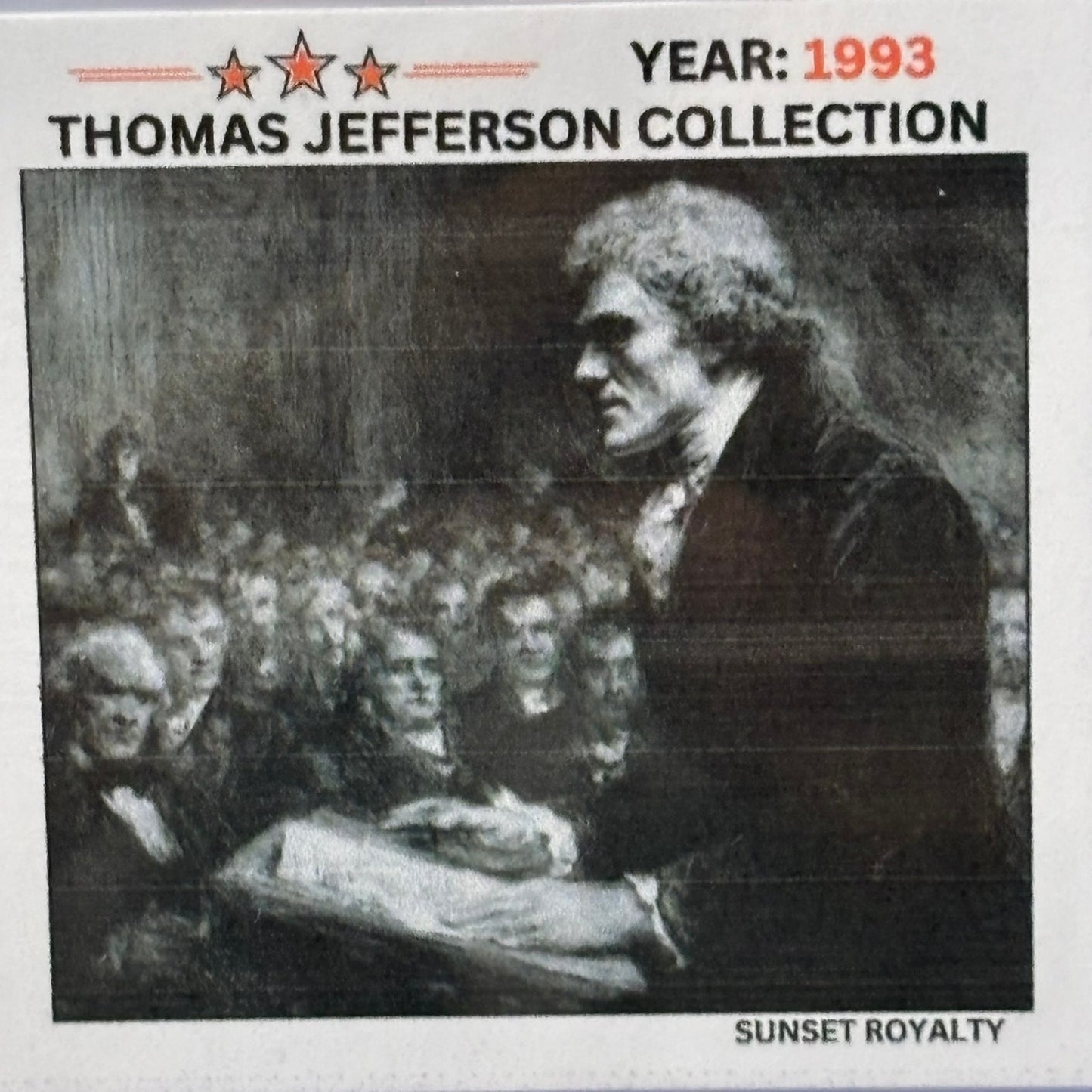 1993 Nickel - Thomas Jefferson Collection