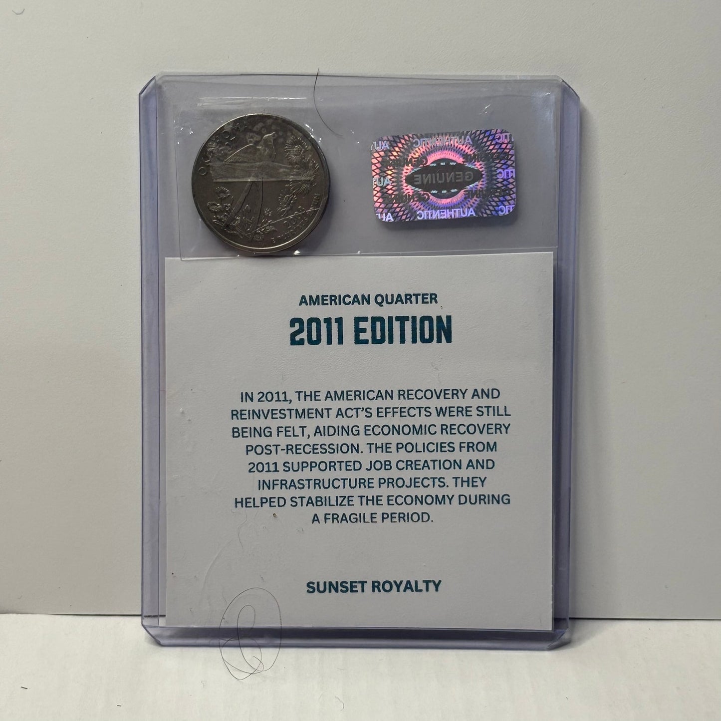 2011 U.S Quarter - American Coin Collection