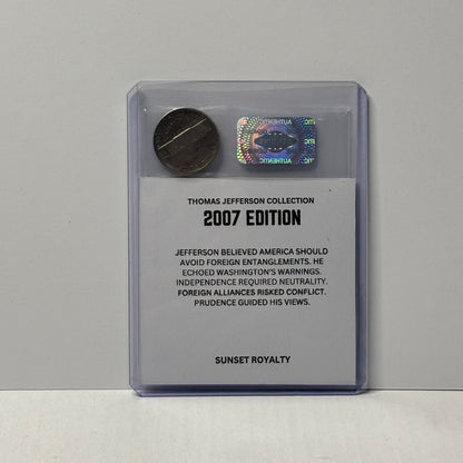 2007 Nickel - Thomas Jefferson Collection