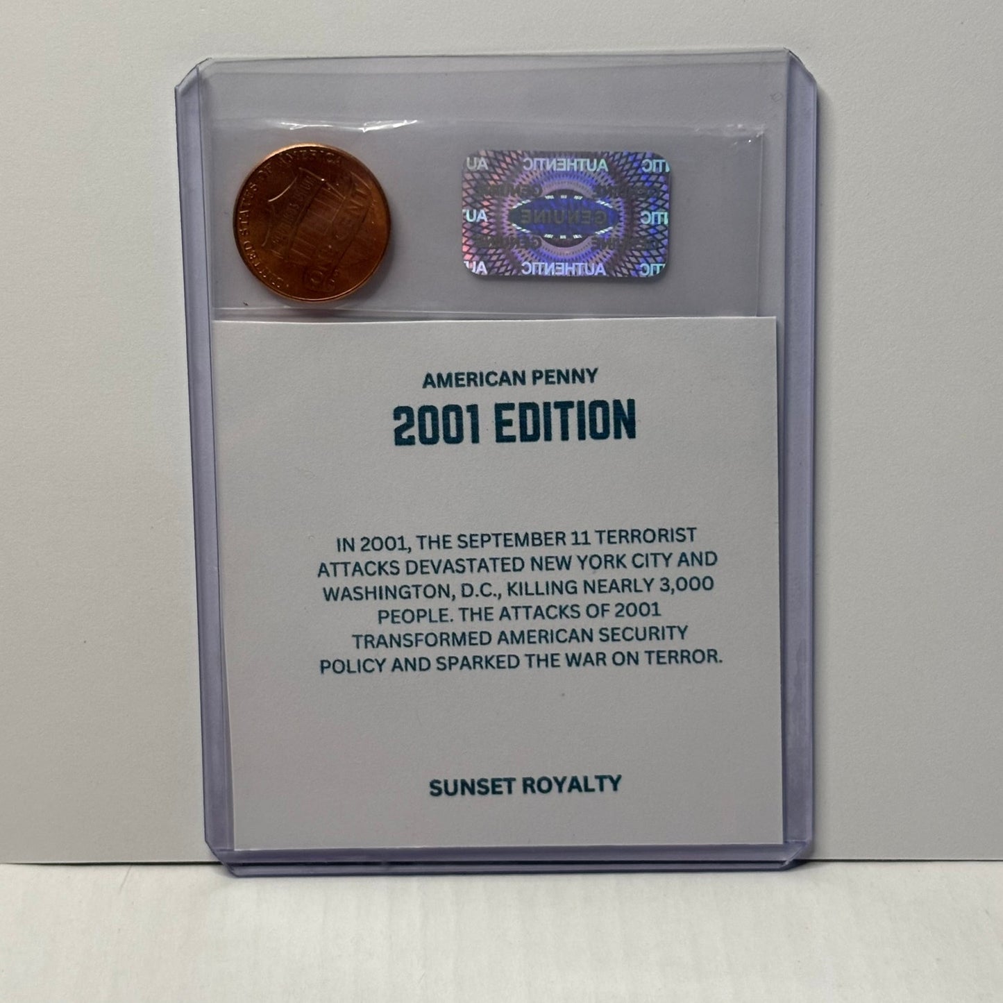 2001 Penny - American Coin Collection