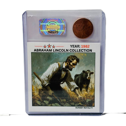 1982 Penny - Abraham Lincoln Collection