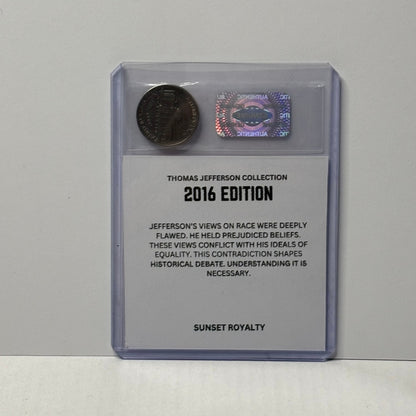 2016 Nickel - Thomas Jefferson Collection