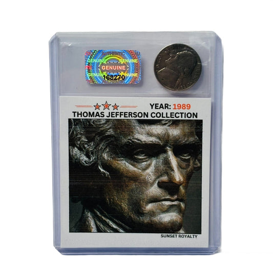1989 Nickel - Thomas Jefferson Collection