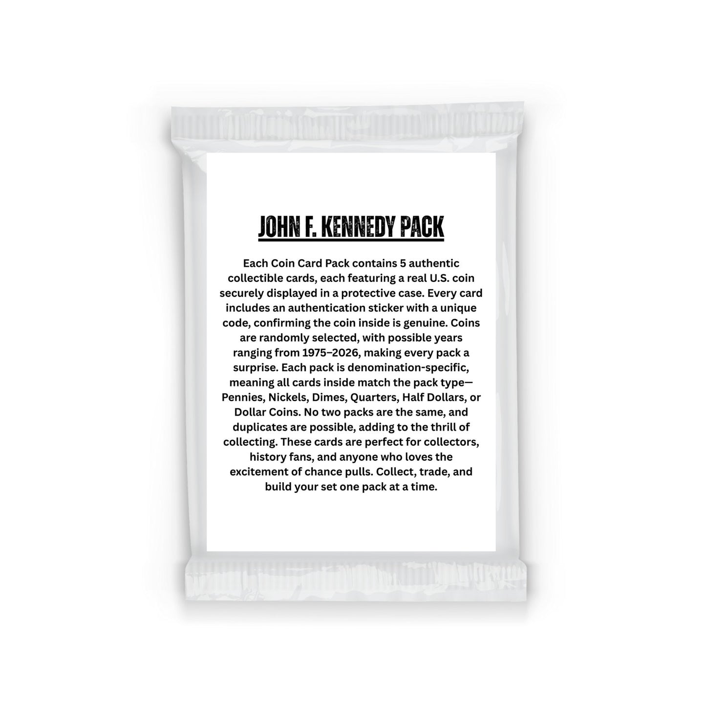 John F. Kennedy Edition – Coin Card Pack