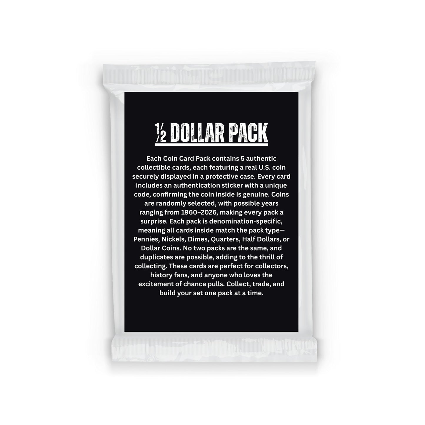 Half Dollar Edition – Coin Card Pack