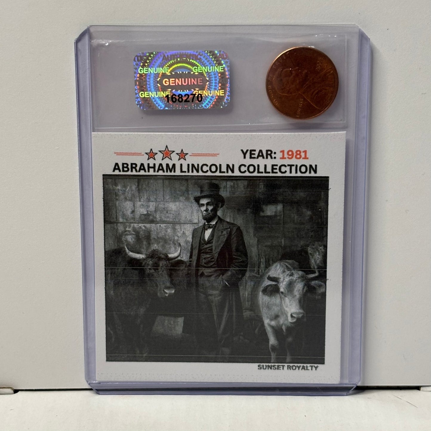 1981 Penny - Abraham Lincoln Collection