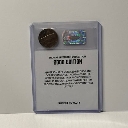 2000 Nickel - Thomas Jefferson Collection