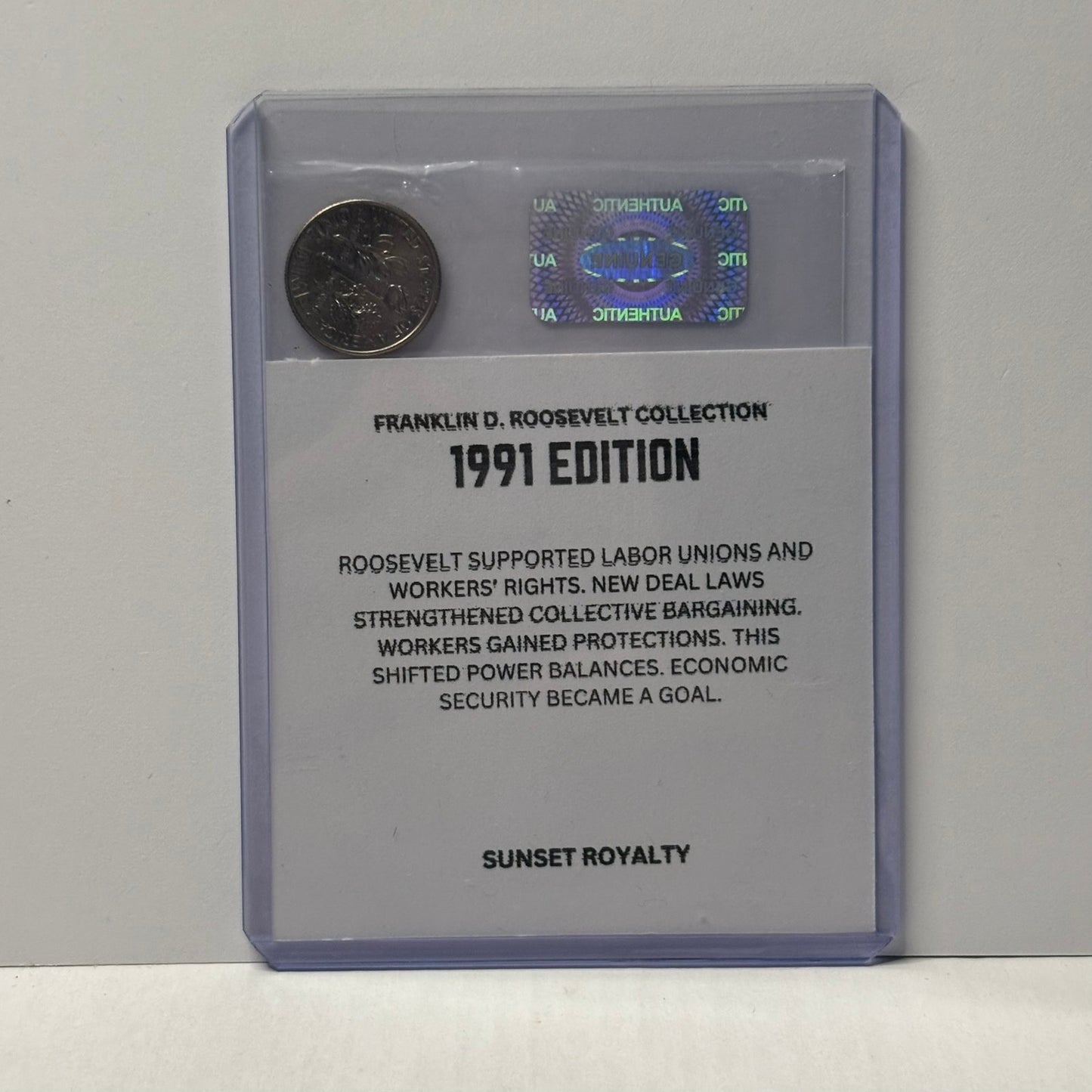 1991 Dime - Franklin Roosevelt Collection