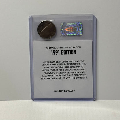 1991 Nickel - Thomas Jefferson Collection