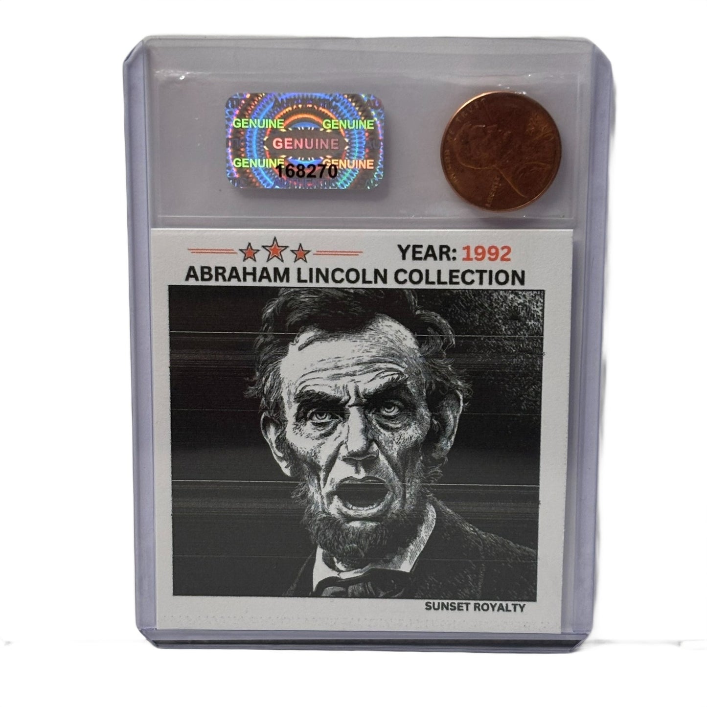 1992 Penny - Abraham Lincoln Collection