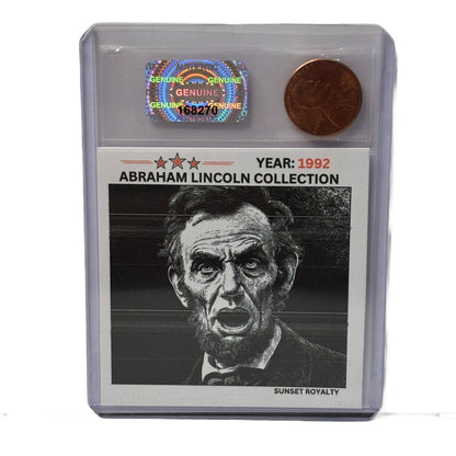 1992 Penny - Abraham Lincoln Collection