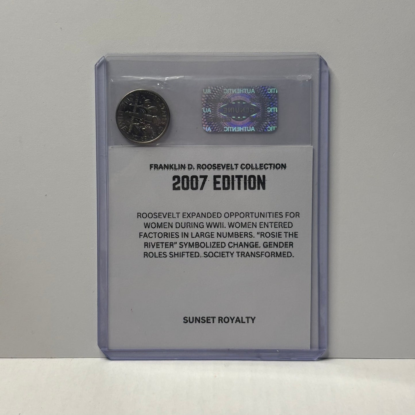 2007 Dime - Franklin Roosevelt Collection