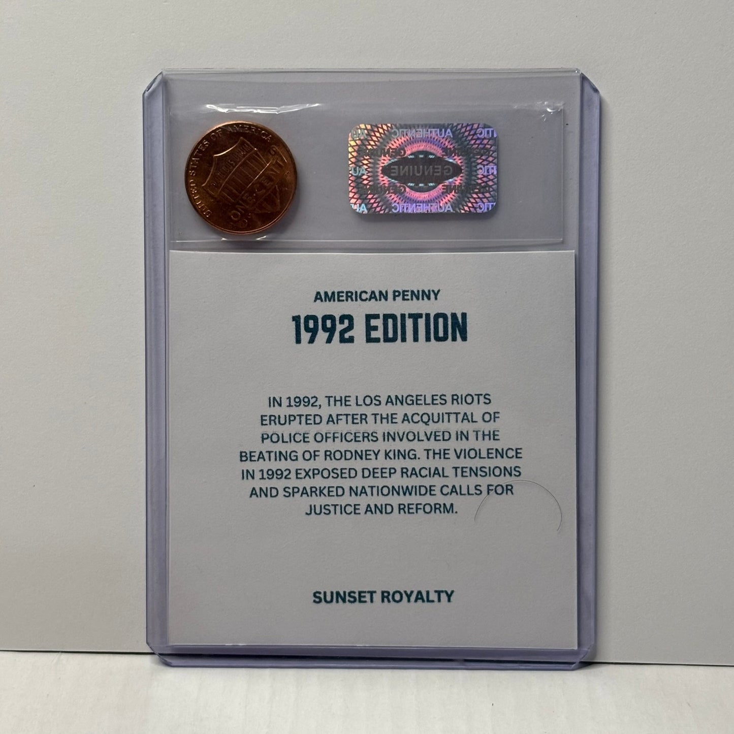 1992 Penny - American Coin Collection