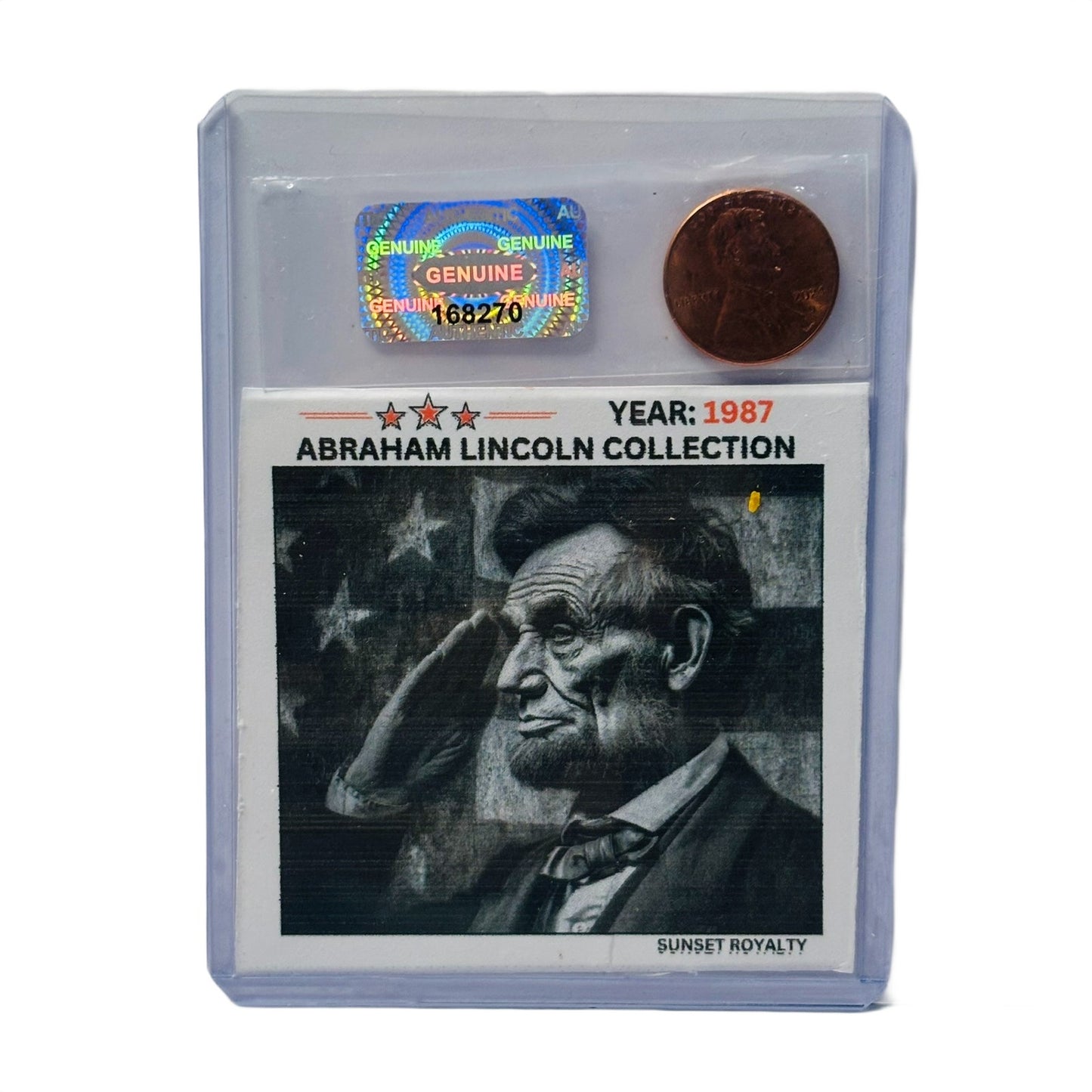 1987 Penny - Abraham Lincoln Collection