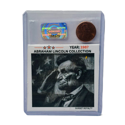 1987 Penny - Abraham Lincoln Collection