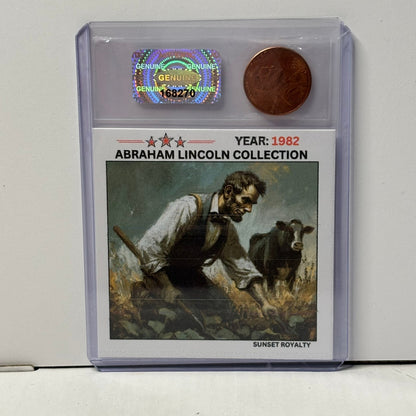 1982 Penny - Abraham Lincoln Collection