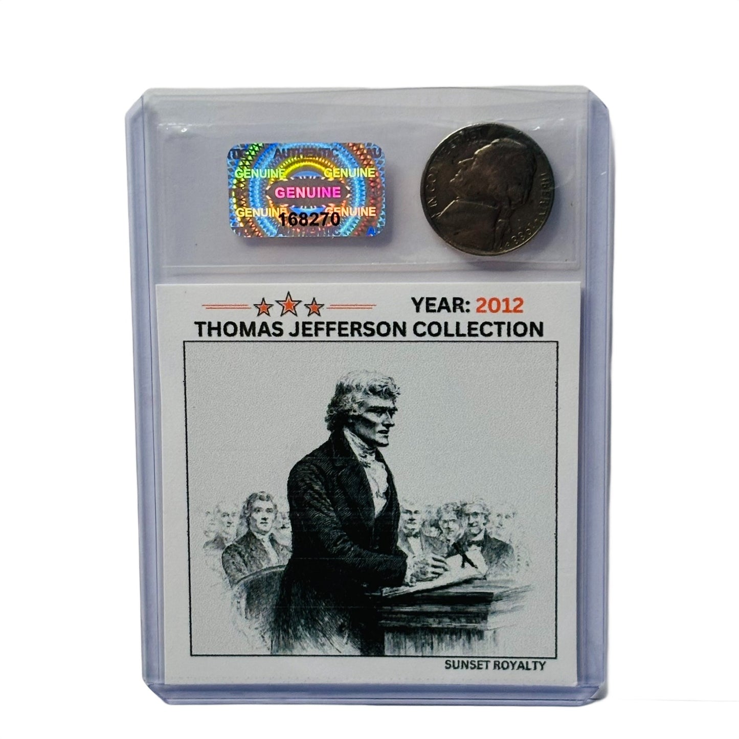 2012 Nickel - Thomas Jefferson Collection