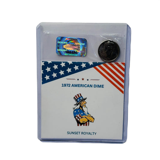 1972 U.S Dime - American Coin Collection