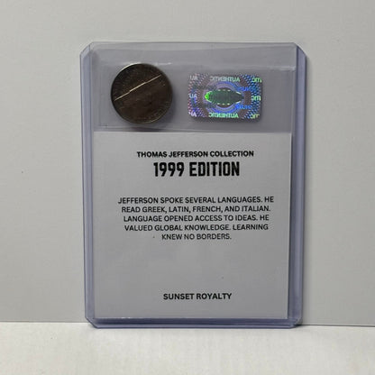 1999 Nickel - Thomas Jefferson Collection