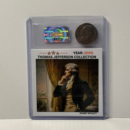 2000 Nickel - Thomas Jefferson Collection
