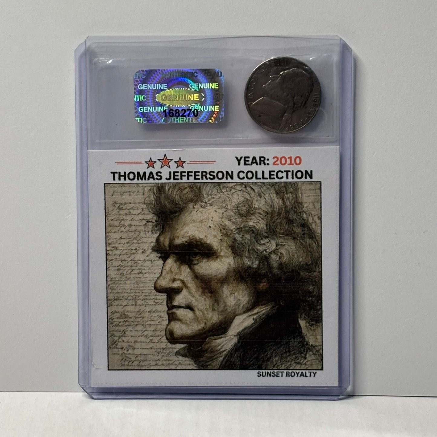 2010 Nickel - Thomas Jefferson Collection