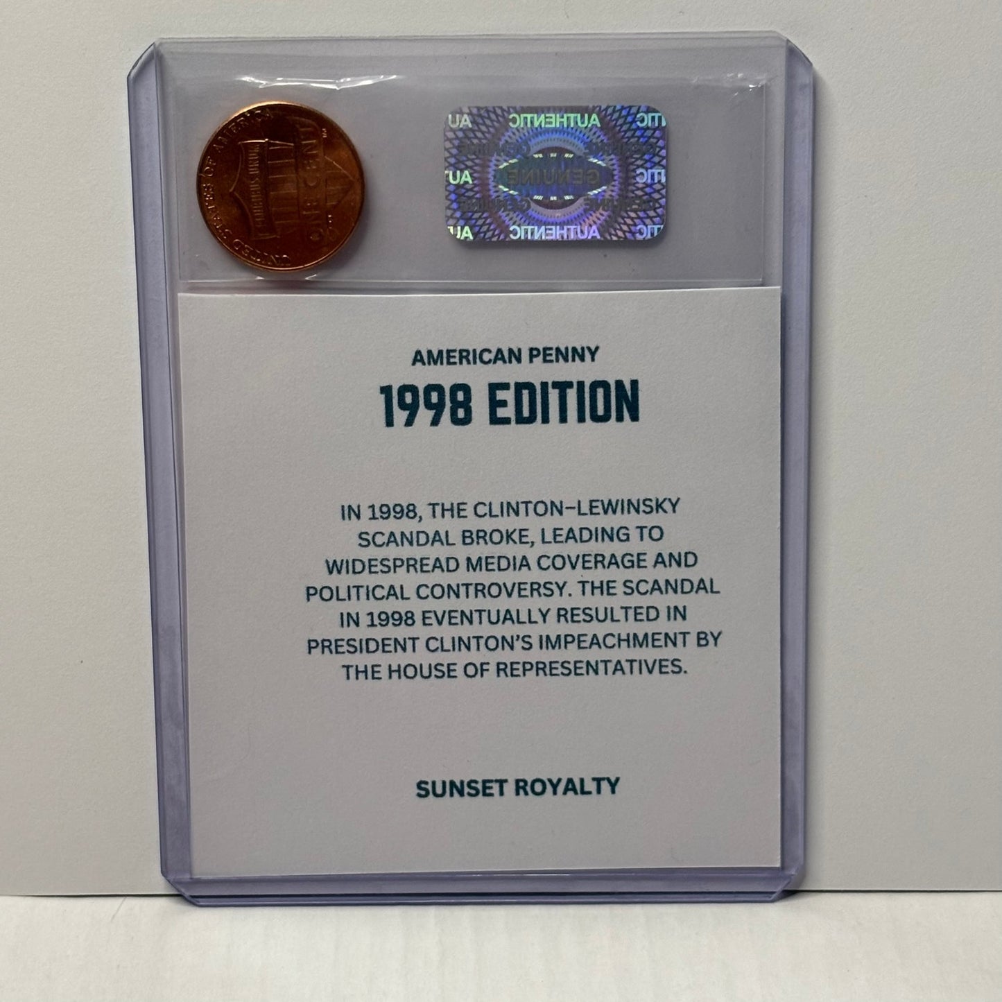 1998 Penny - American Coin Collection