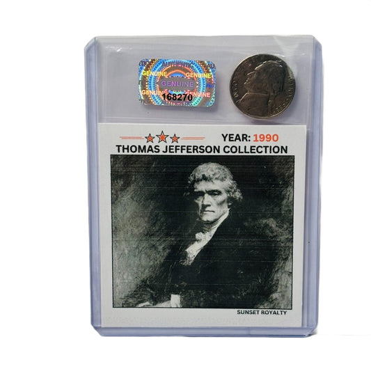 1990 Nickel - Thomas Jefferson Collection