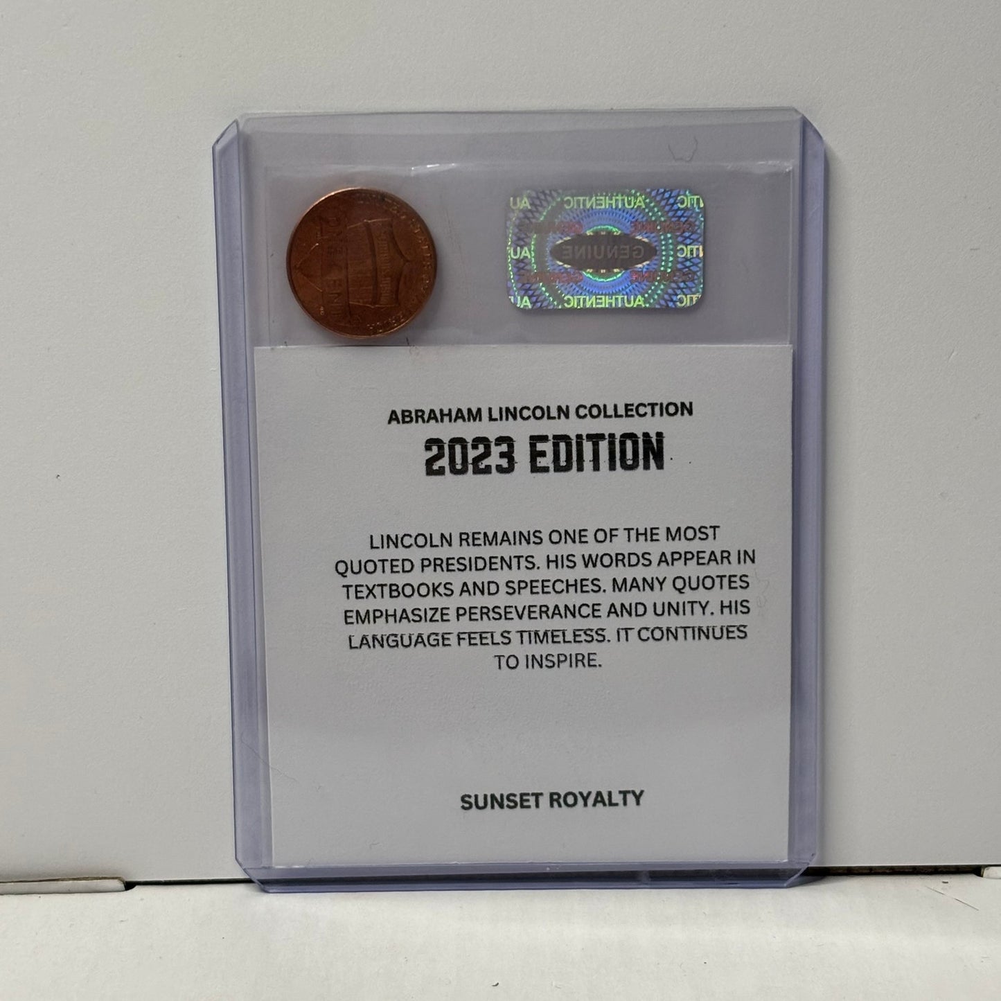 2023 Penny - Abraham Lincoln Collection