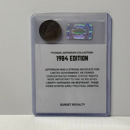 1984 Nickel - Thomas Jefferson Collection