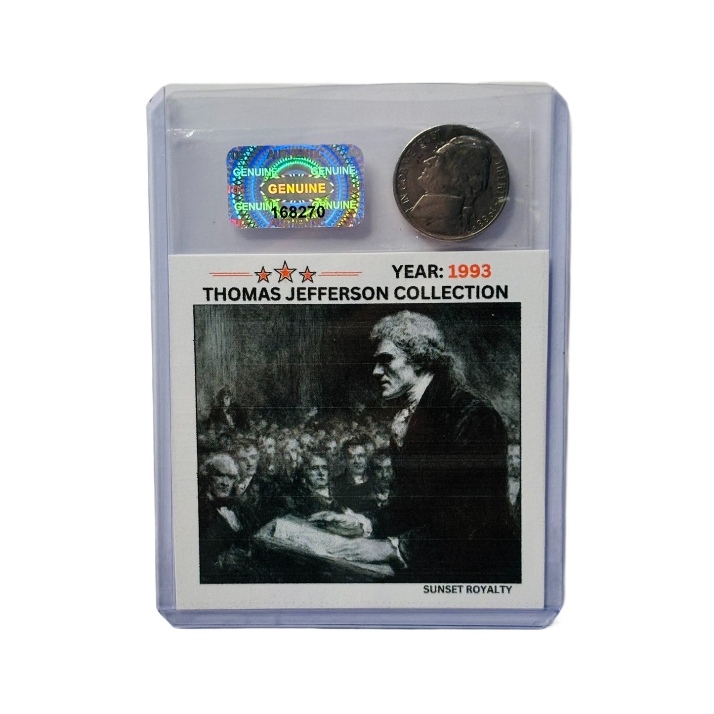 1993 Nickel - Thomas Jefferson Collection