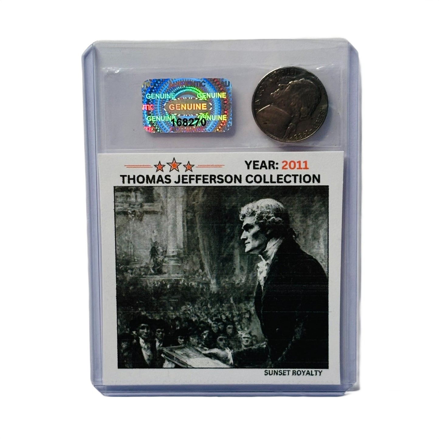 2011 Nickel - Thomas Jefferson Collection