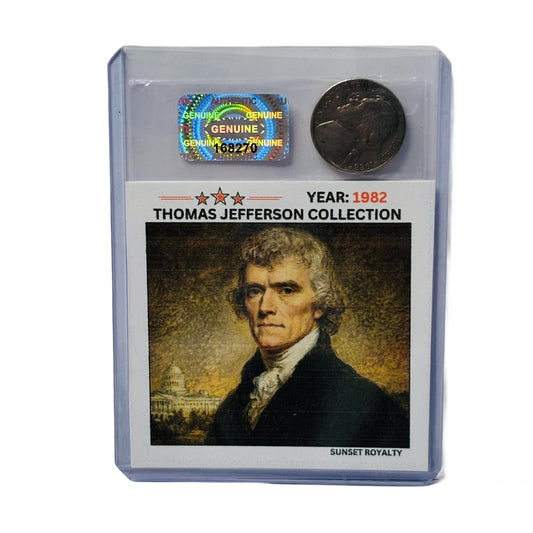 1982 Nickel - Thomas Jefferson Collection