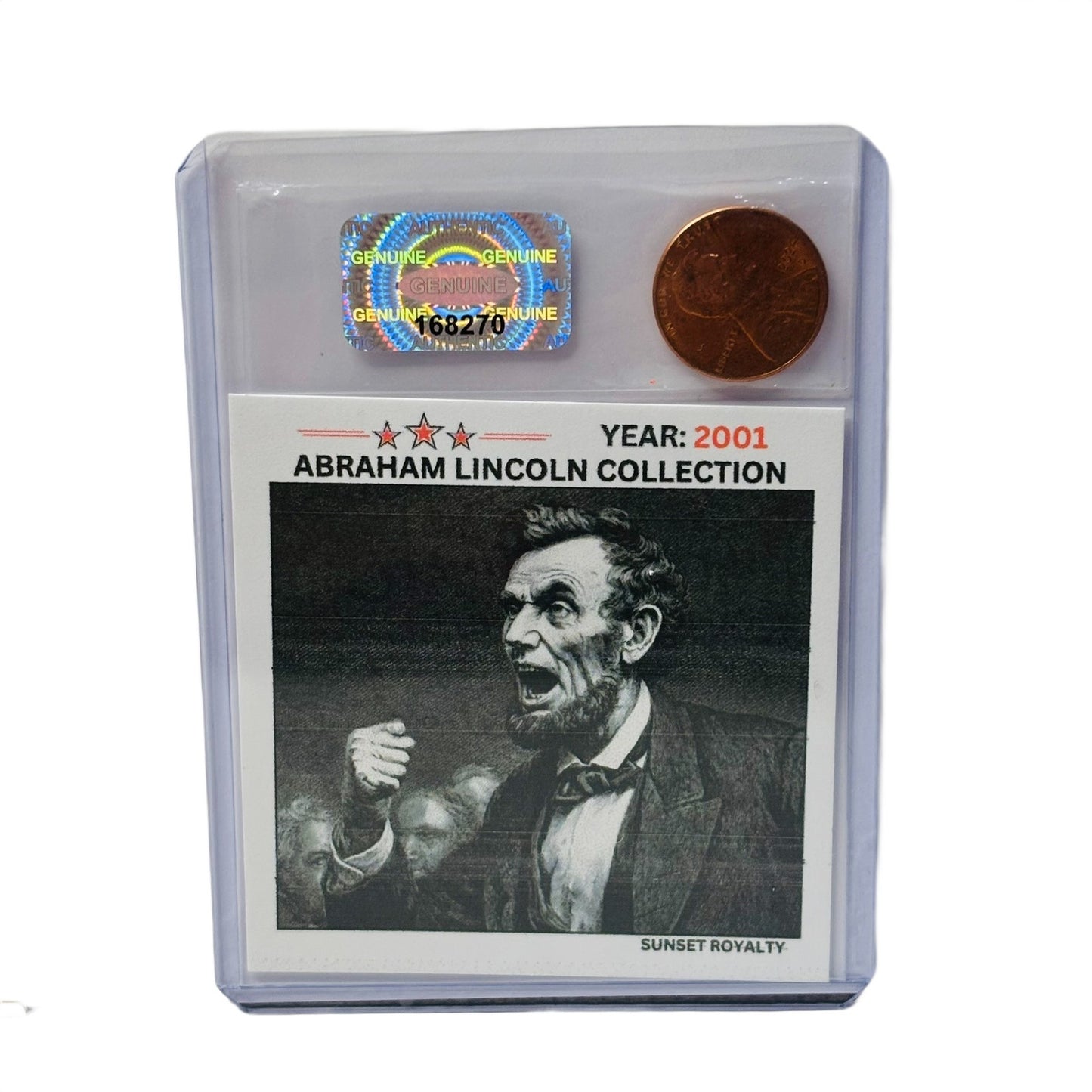 2001 Penny - Abraham Lincoln Collection