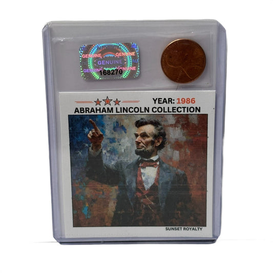 1986 Penny - Abraham Lincoln Collection