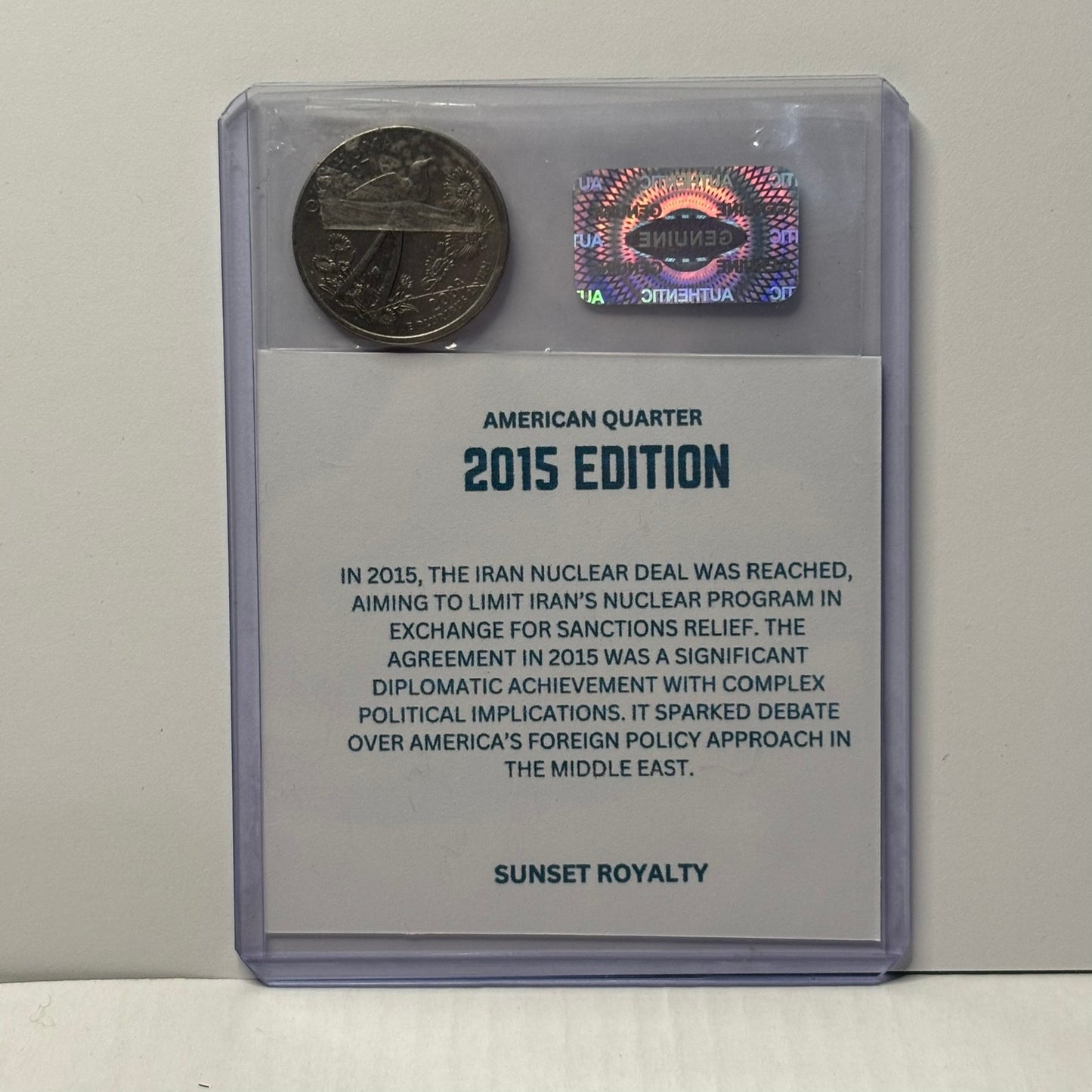 2015 U.S Quarter - American Coin Collection