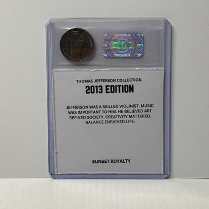 2013 Nickel - Thomas Jefferson Collection