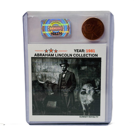 1981 Penny - Abraham Lincoln Collection