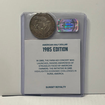1985 Half Dollar - American Coin Collection