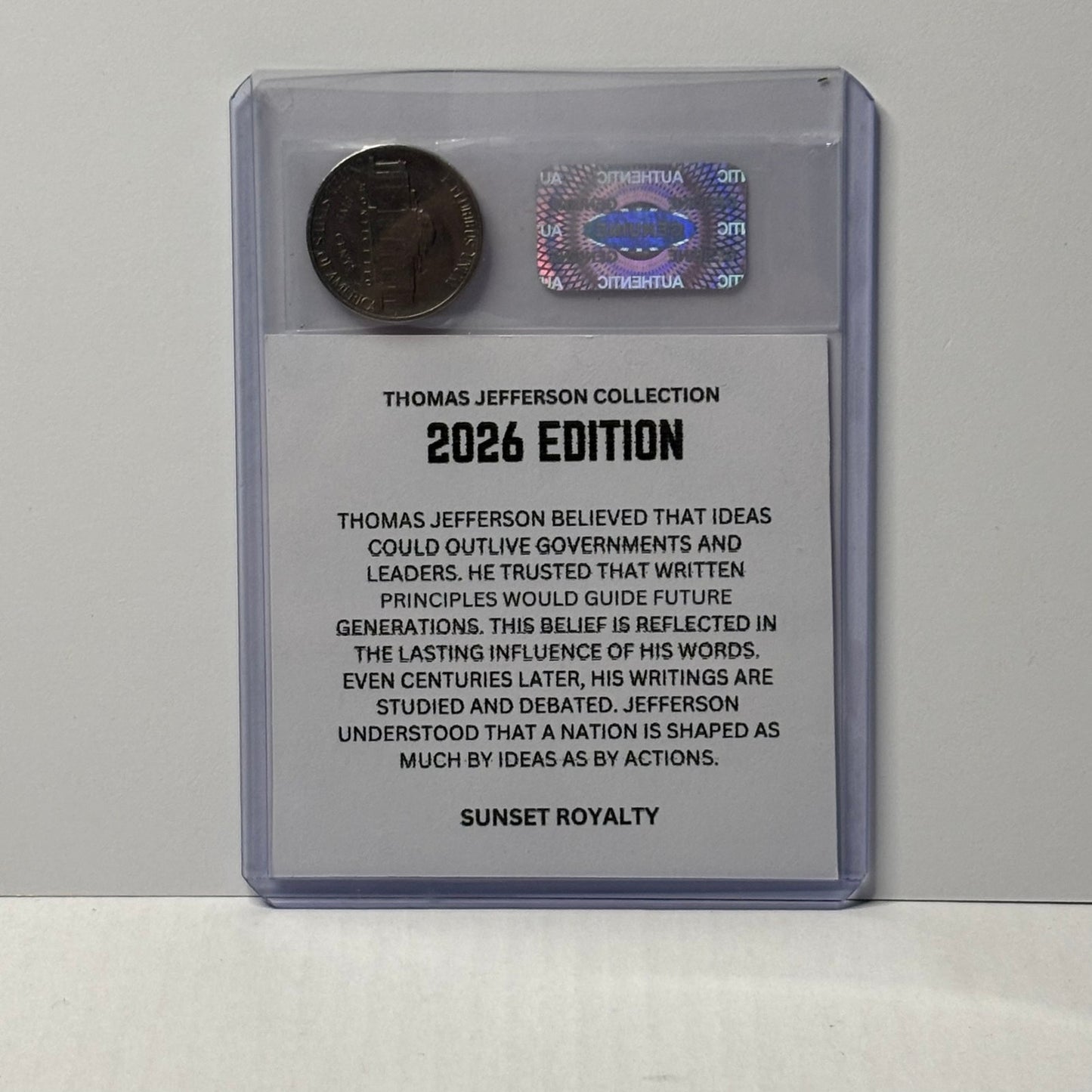 2026 Nickel - Thomas Jefferson Collection