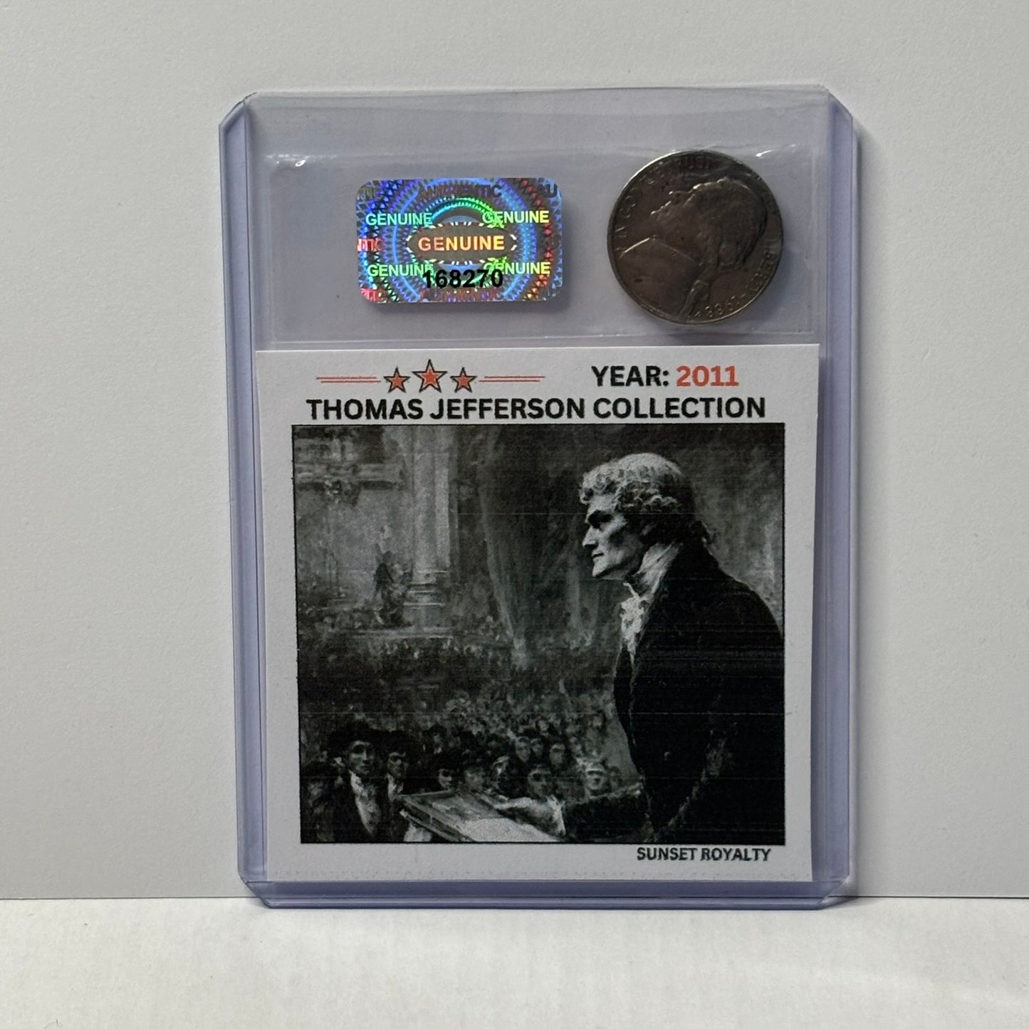 2011 Nickel - Thomas Jefferson Collection