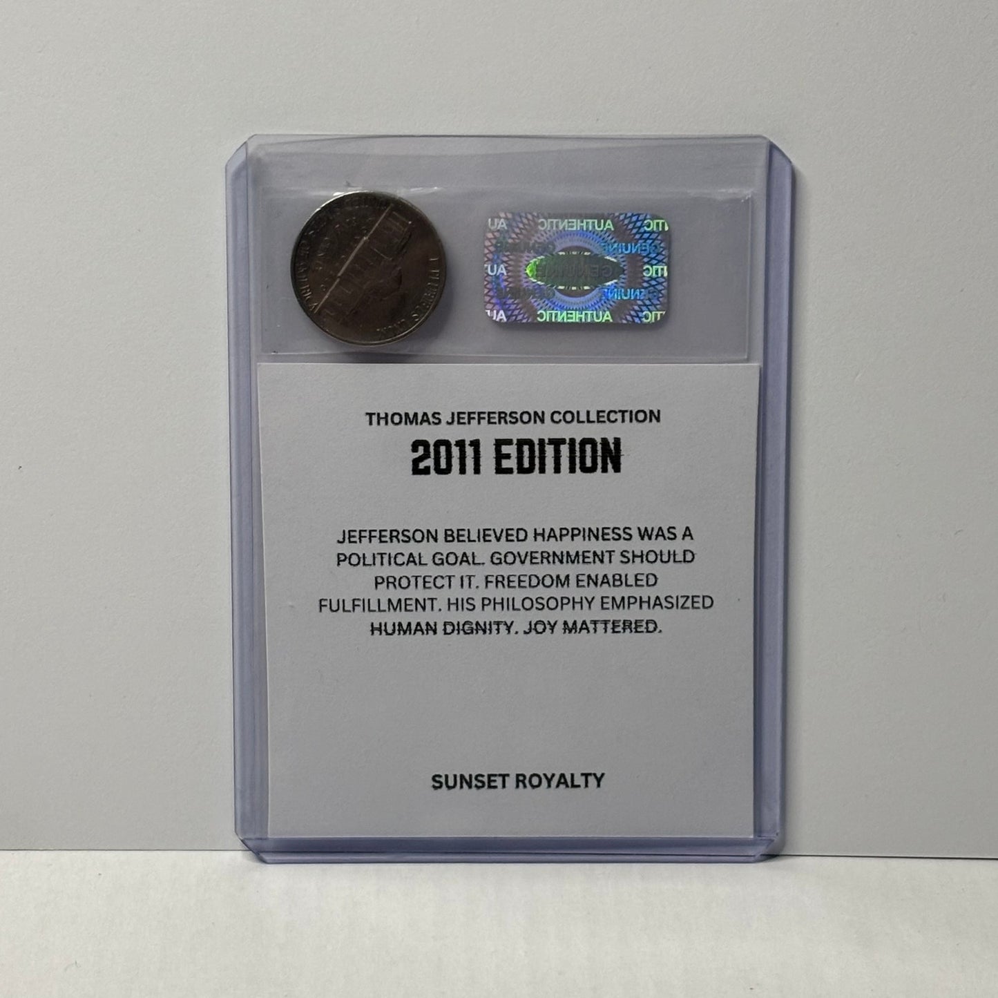 2011 Nickel - Thomas Jefferson Collection