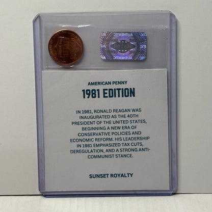 1981 Penny - American Coin Collection