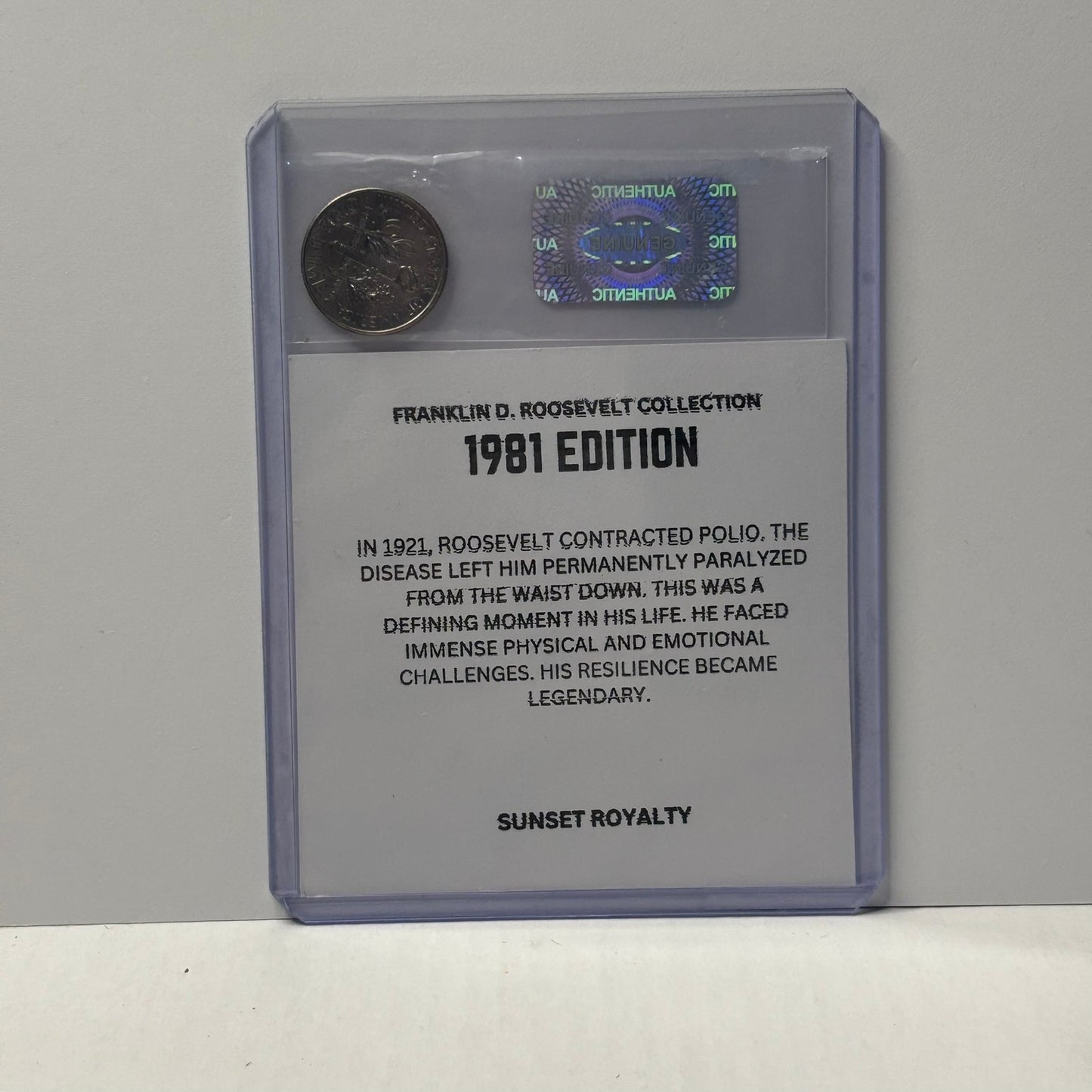 1981 Dime - Franklin Roosevelt Collection