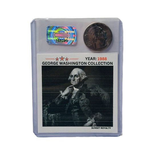 1988 Quarter - George Washington Collection