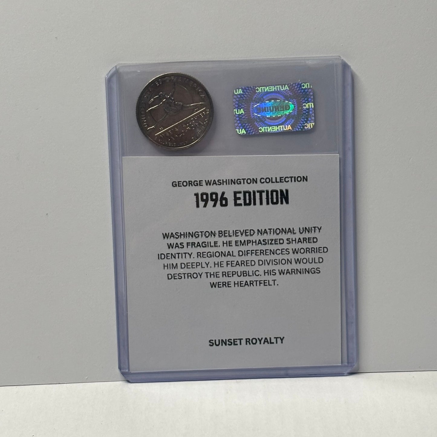 1996 Quarter - George Washington Collection