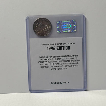 1996 Quarter - George Washington Collection