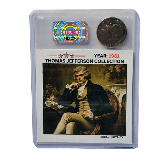 1981 Nickel - Thomas Jefferson Collection