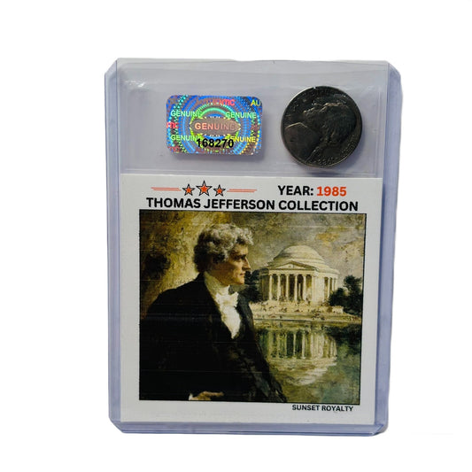 1985 Nickel - Thomas Jefferson Collection