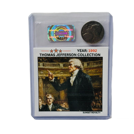 1992 Nickel - Thomas Jefferson Collection