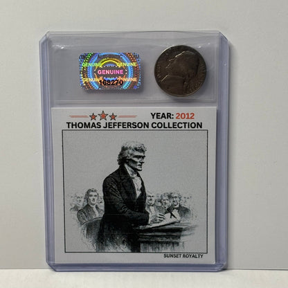 2012 Nickel - Thomas Jefferson Collection